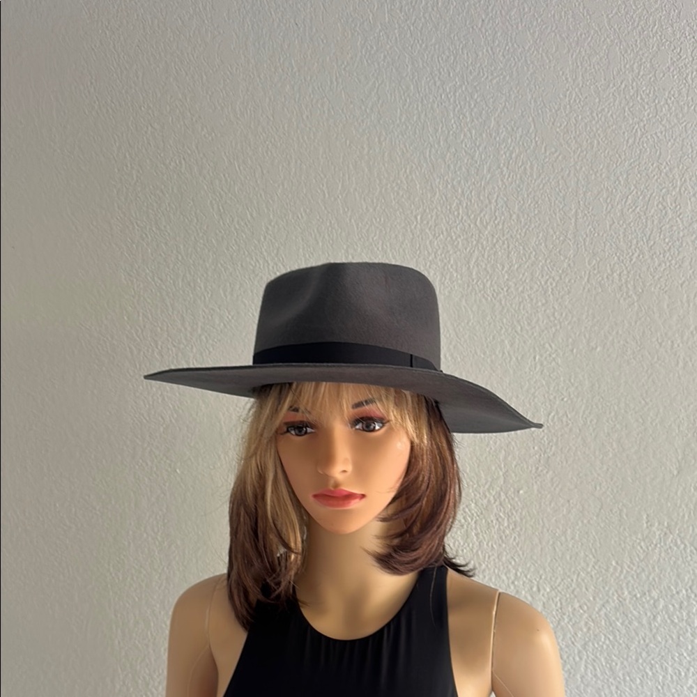 ❤️Peter Grimm Gray Fedora Hat Classic Style🌸